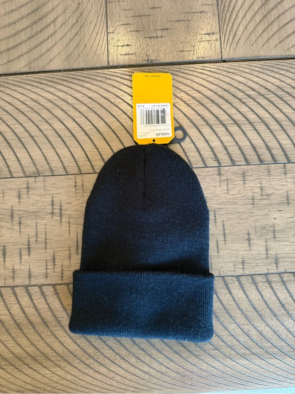 Carhartt Knit Cuffed Beanie - Black with  Logo